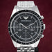 Chronograph Watch - Emporio Armani AR5988 Men's Tazio Chronograph Steel Watch