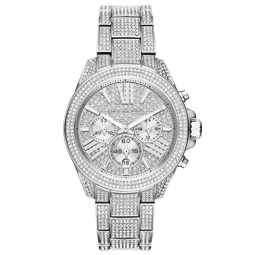 Chronograph Watch - Michael Kors MK6317 Ladies Silver Wren Chronograph Watch