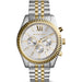 Chronograph Watch - Michael Kors MK8344 Men's Lexington Chronograph Two Tone Watch