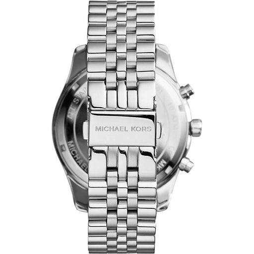 Chronograph Watch - Michael Kors MK8405 Men's Lexington Chronograph Silver Watch