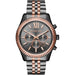 Chronograph Watch - Michael Kors MK8561 Men's Lexington Chronograph Dark Two Tone  Watch