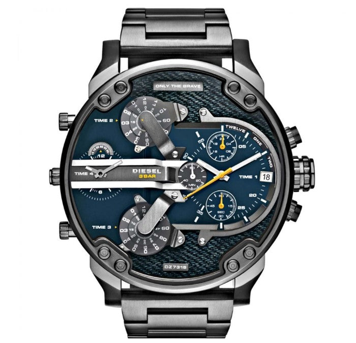 Diesel DZ7331 Daddy 2.0 Gunmetal Grey Stainless Steel Chronograph Men's Watch